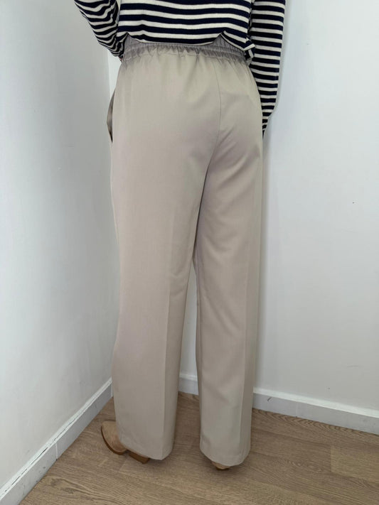 Pantalone pinces sabbia