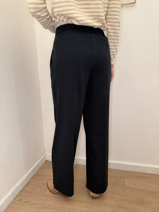 Pantalone pinces blu notte