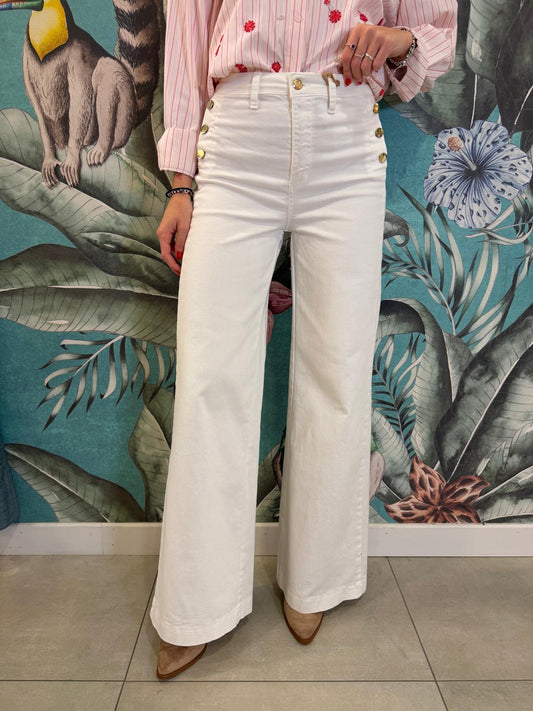 Jeans bottoni palazzo