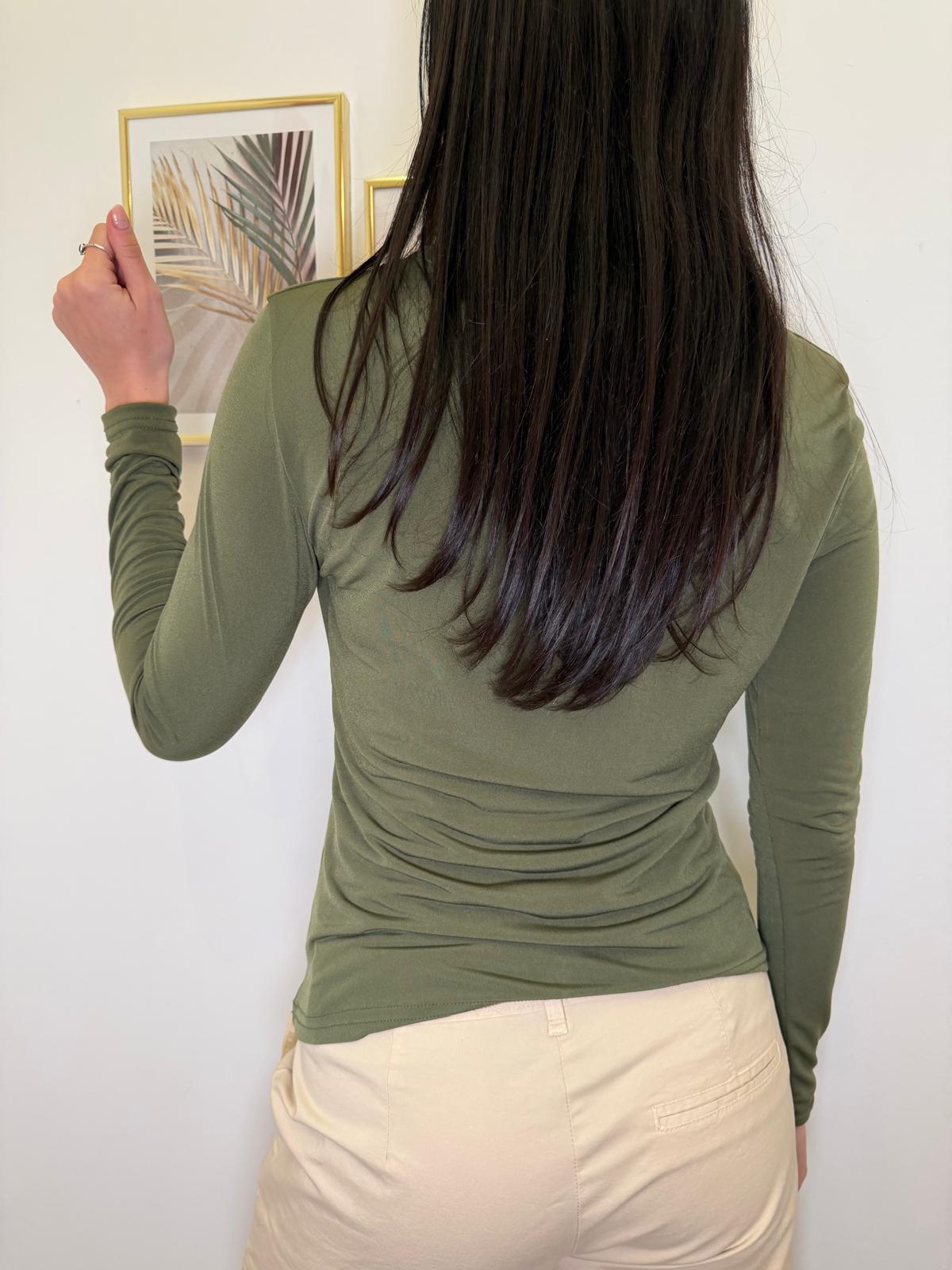 Maglia drappeggio- più colori