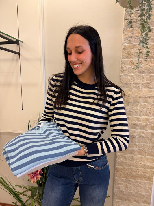 Maglioncino riga-più colori