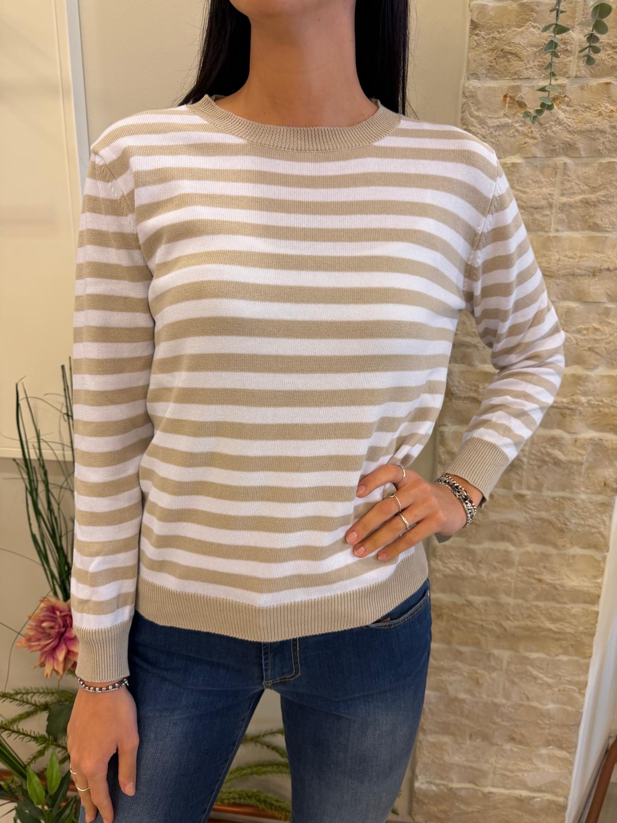 Maglioncino riga-più colori