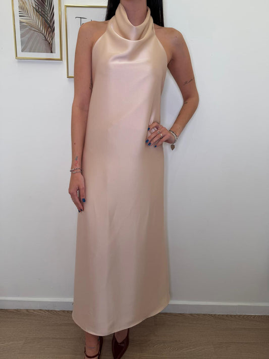 Abito goccia in raso