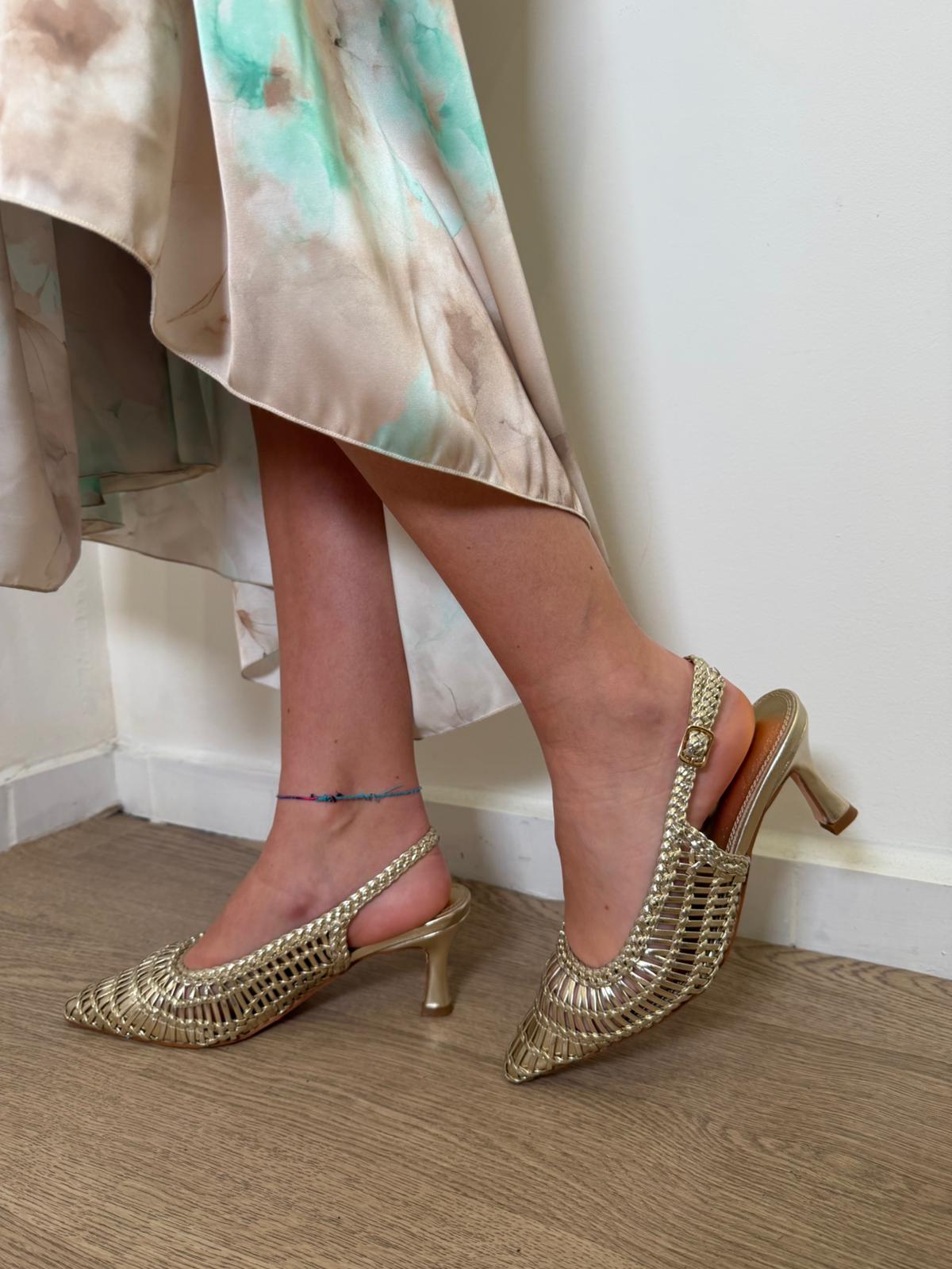 Slingback intreccio