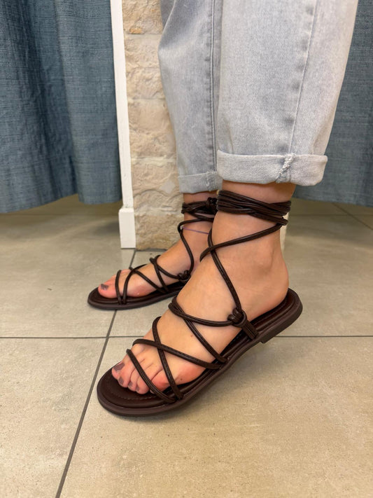 Sandalo intreccio Ovyè