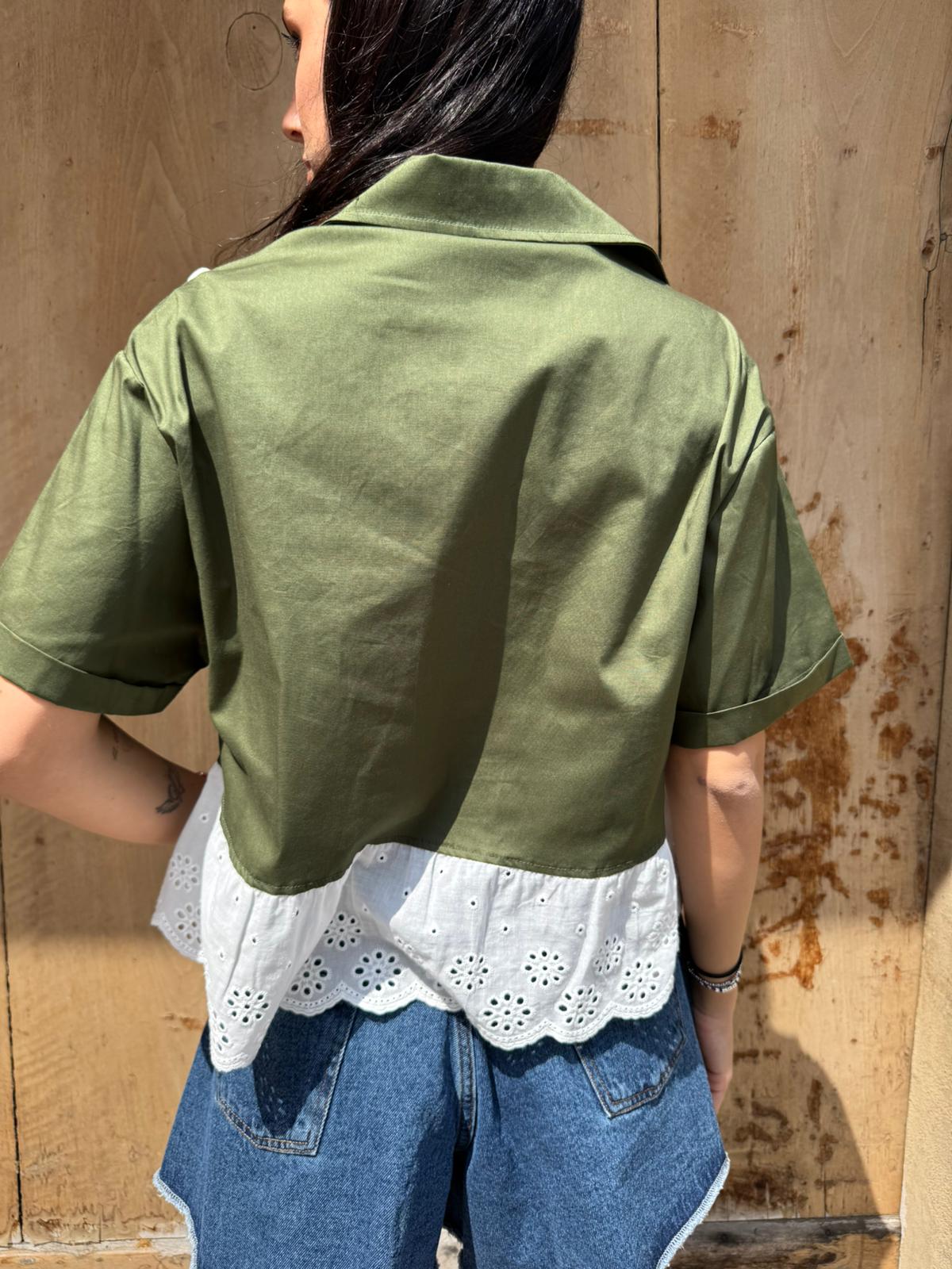 Camicia base pizzo