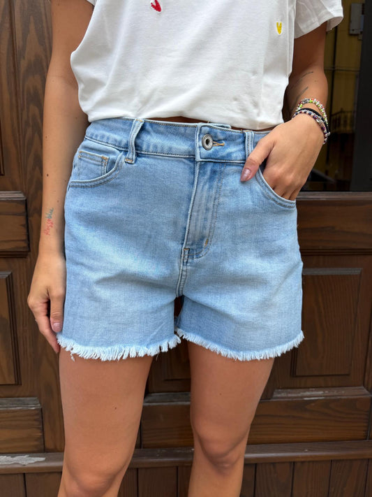 Short denim superchiaro