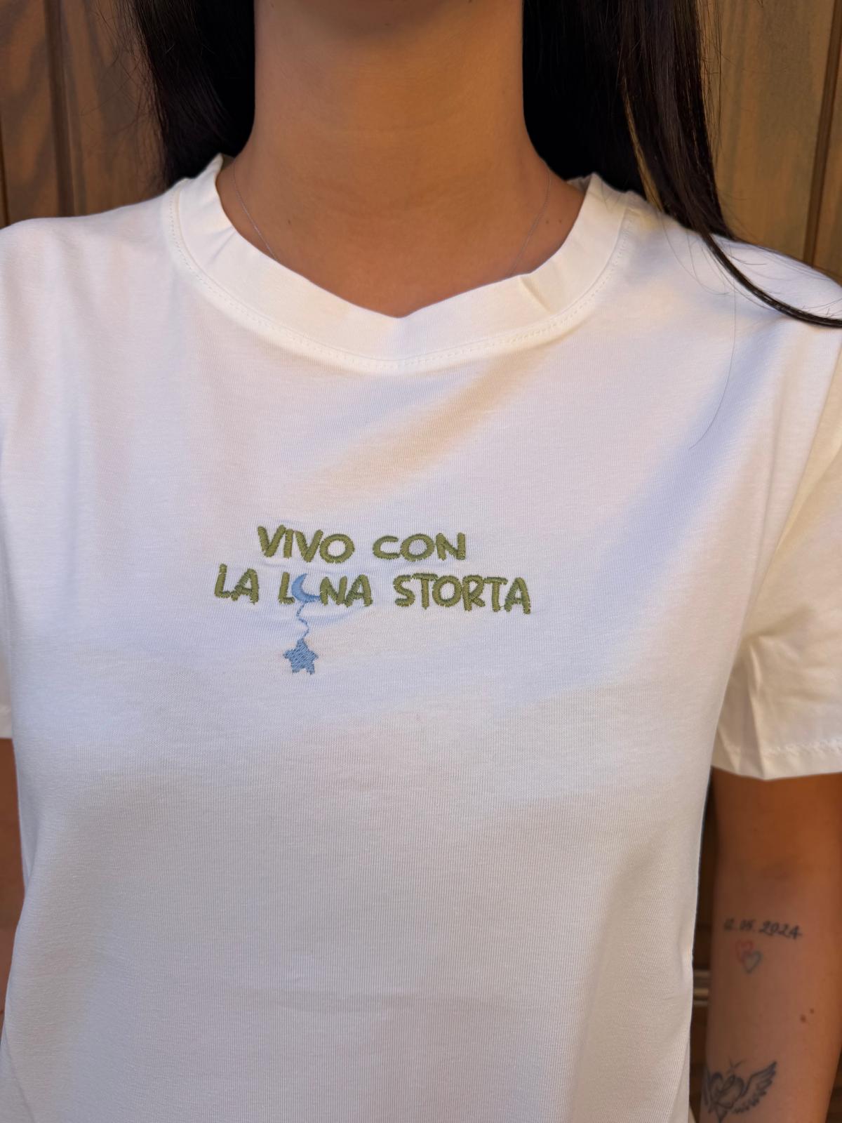 T-shirt luna storta