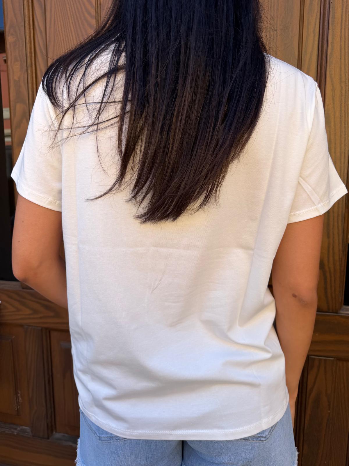 T-shirt luna storta
