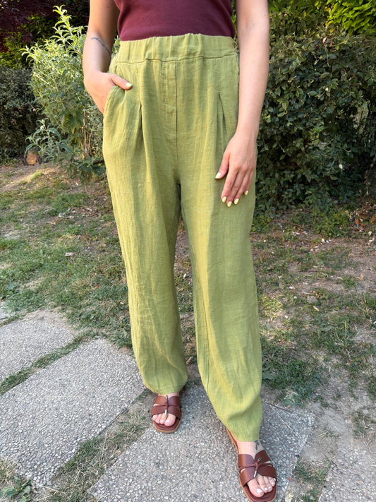 Pantalone oliva