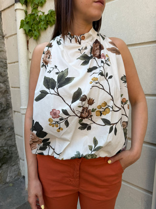 Top palloncino fiori