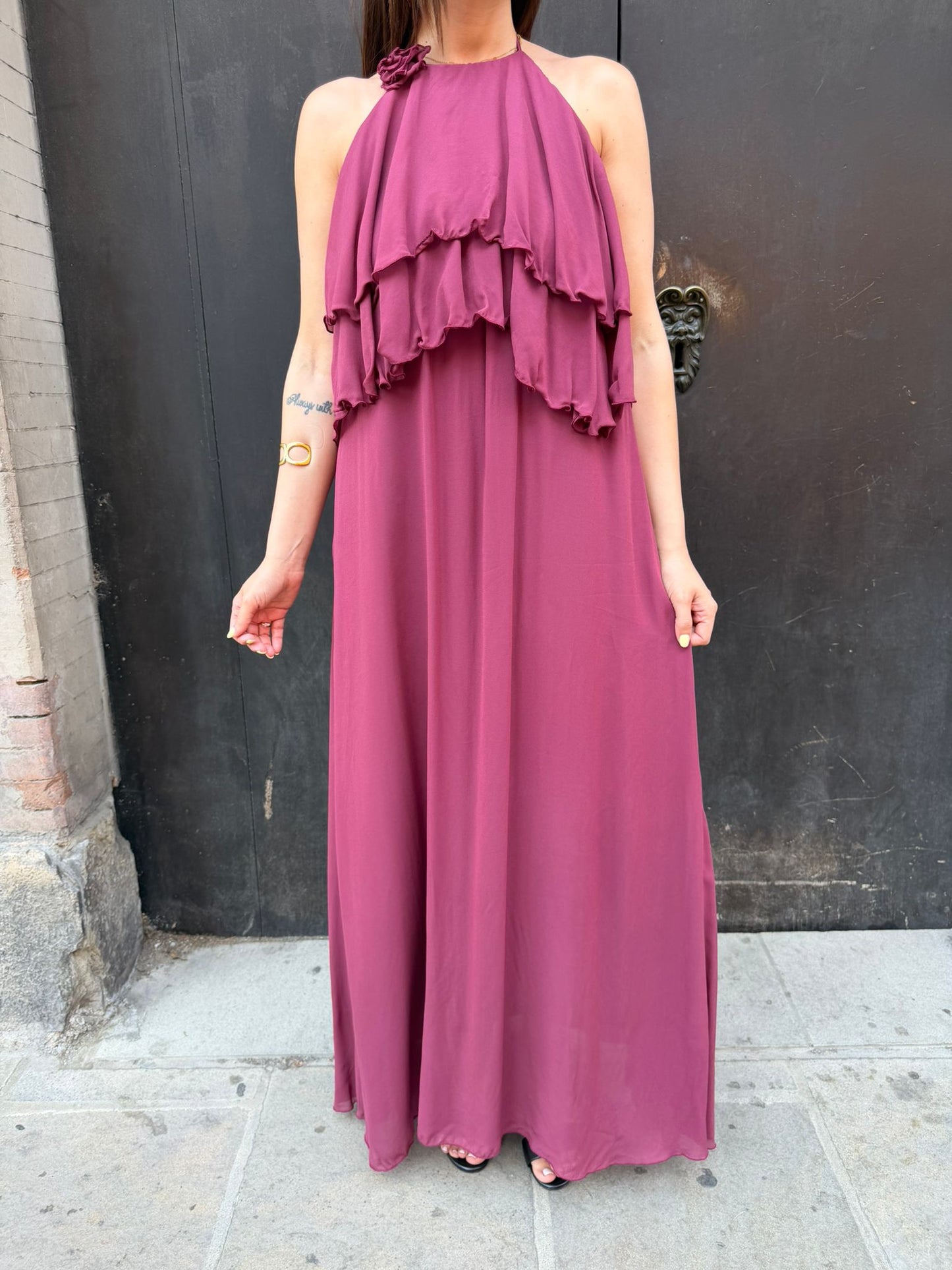 Abito rose stipe