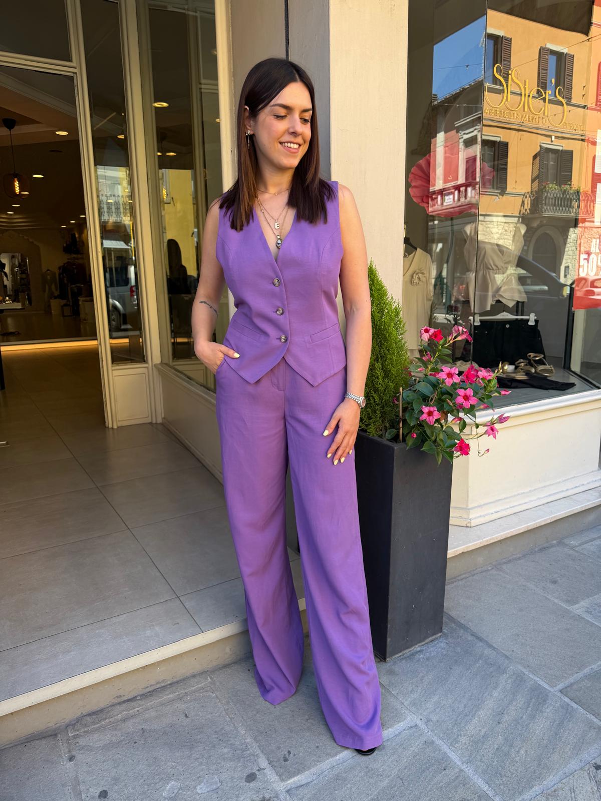 Gilet viola
