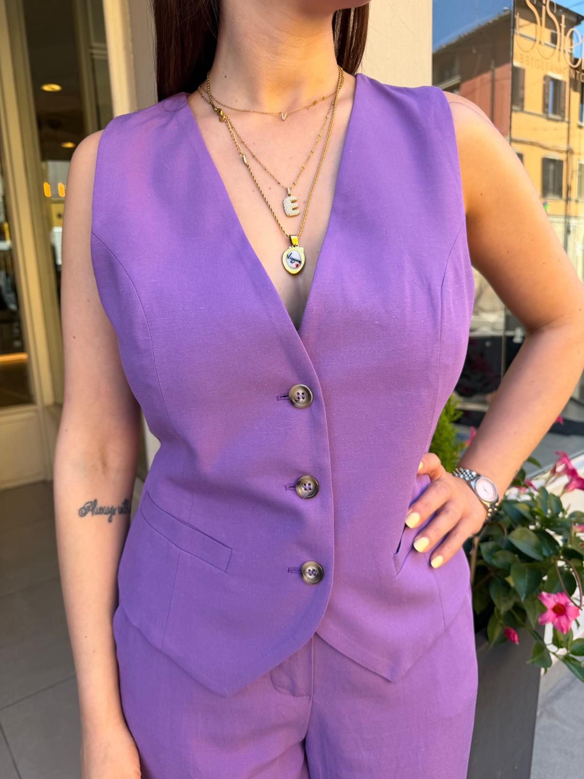 Gilet viola