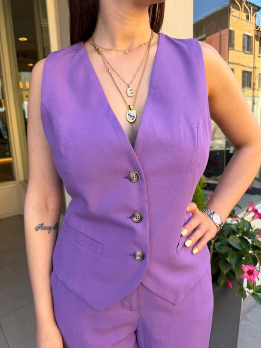 Gilet viola