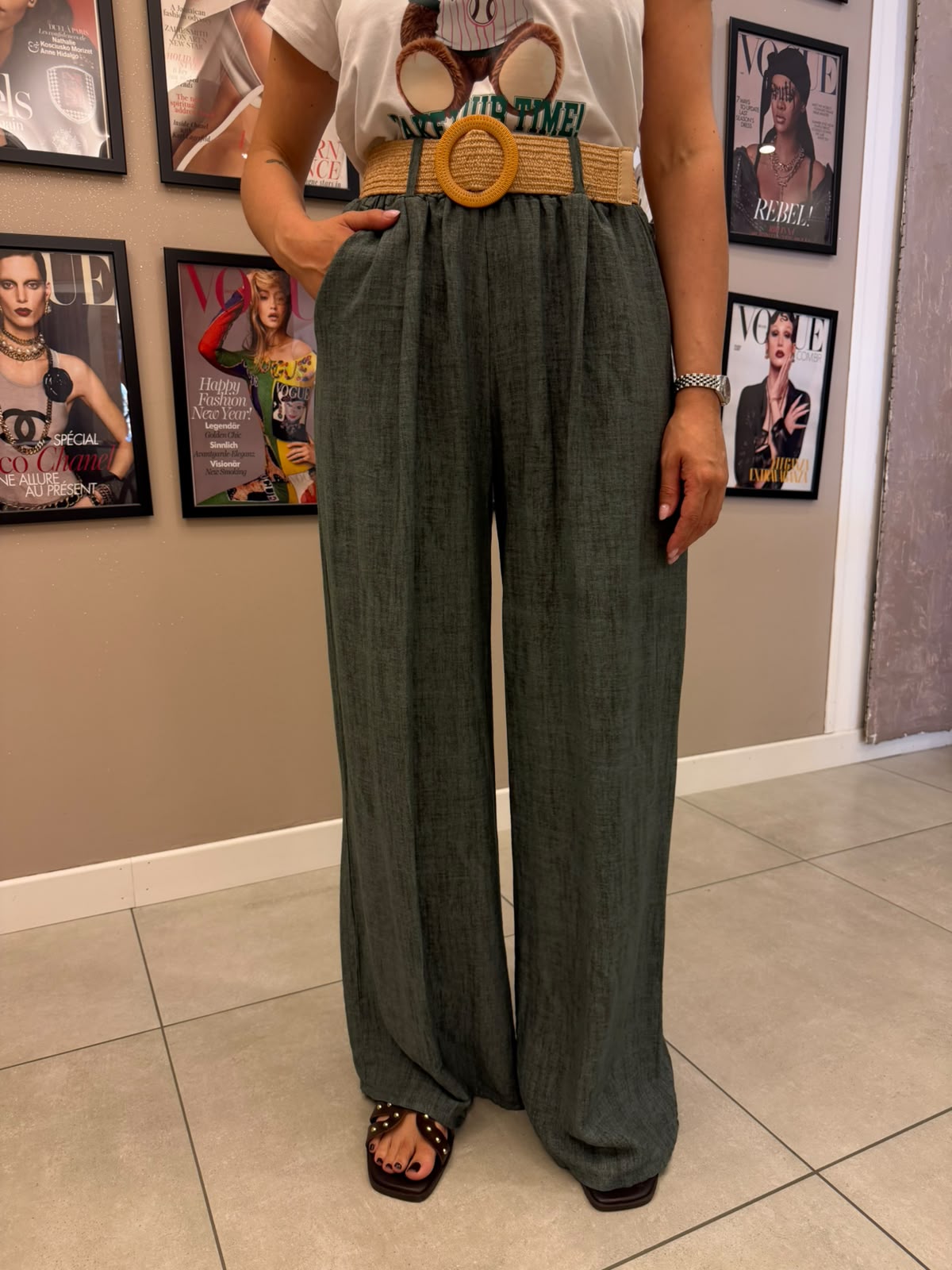 Pantalone viscosa