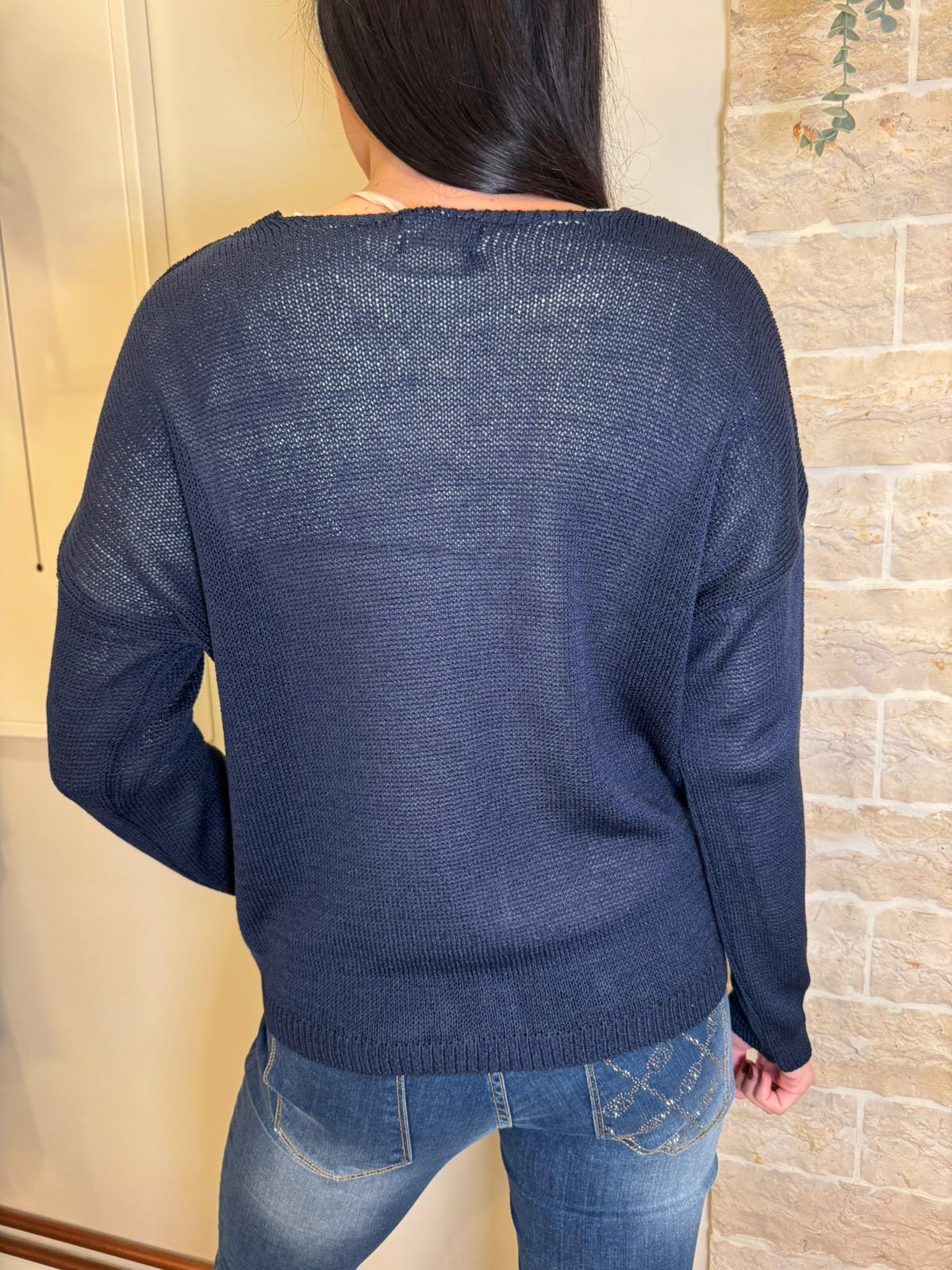 Cardigan bottoni oro -più colori-