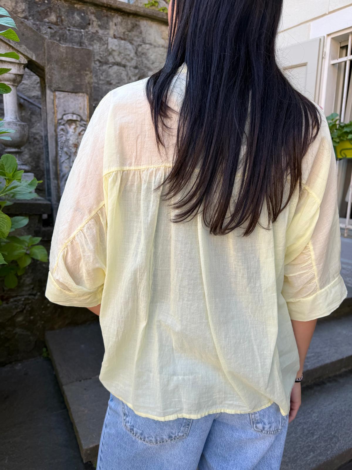 Camicia mussola di cotone-più colori